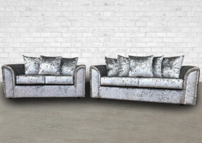 Marshall Quality silver 2 and 3 seaters