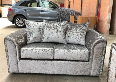 Marshall Quality Made to measure sofas - silver 2 seater