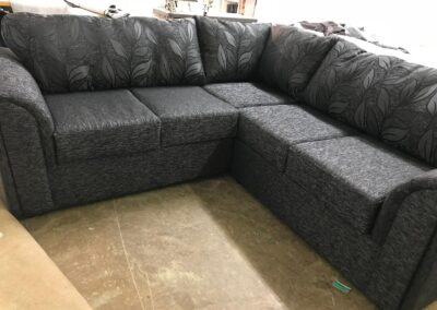 Byron grey corner sofa