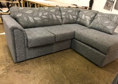 Byron grey corner sofa