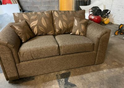 Marshall Quality Made to measure Btyron brown 2 seater sofa